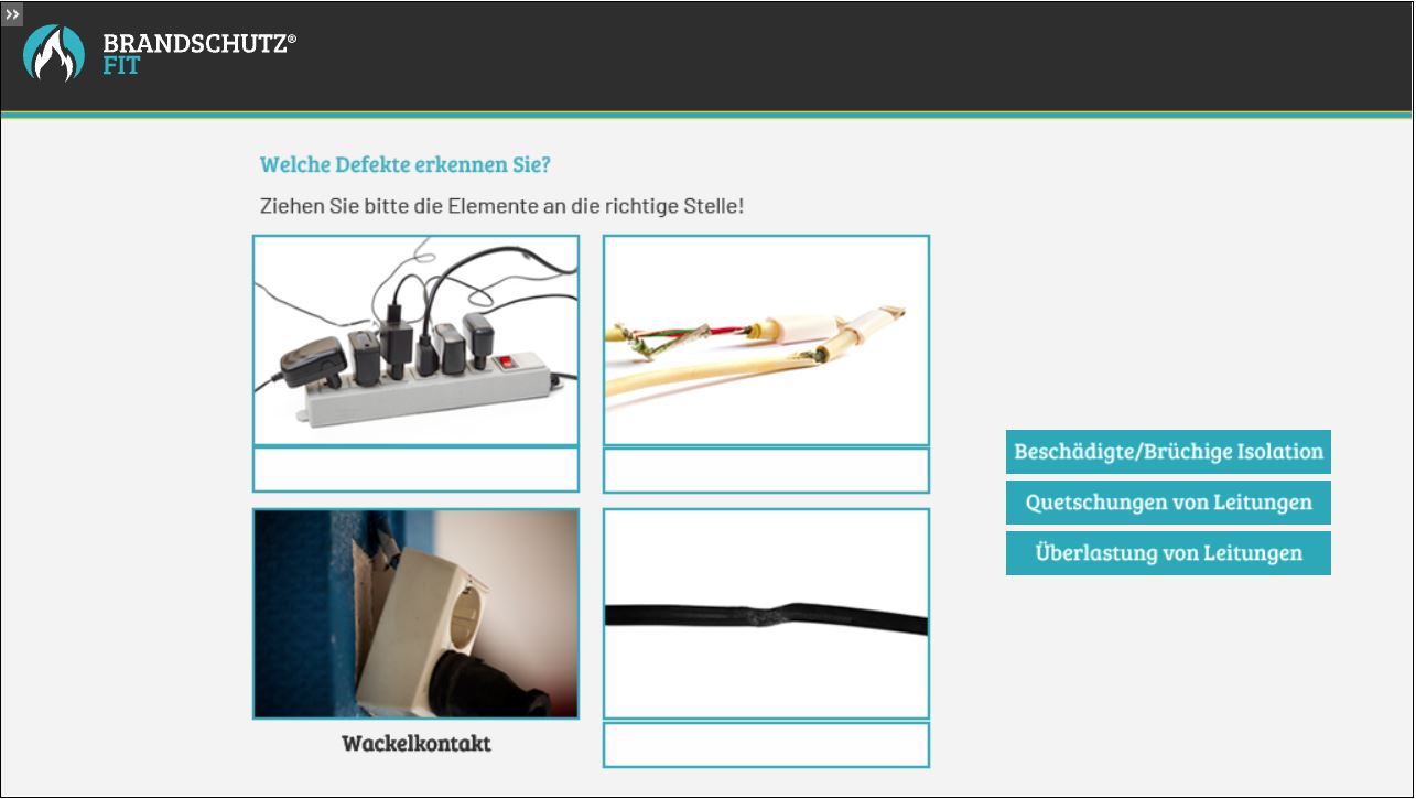 Online Unterweisung BrandschutzFit® - Verhalten im Brandfall