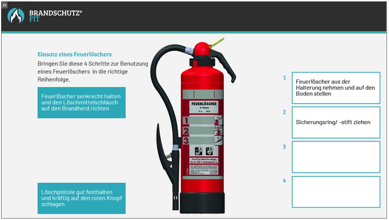 Online Unterweisung BrandschutzFit® - Verhalten im Brandfall