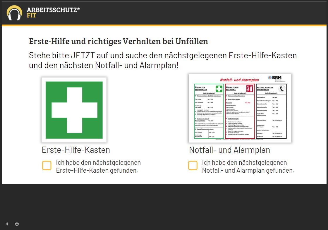 Online-Unterweisung ArbeitsschutzFit® - Linzenzpaket für 100 Mitarbeitende