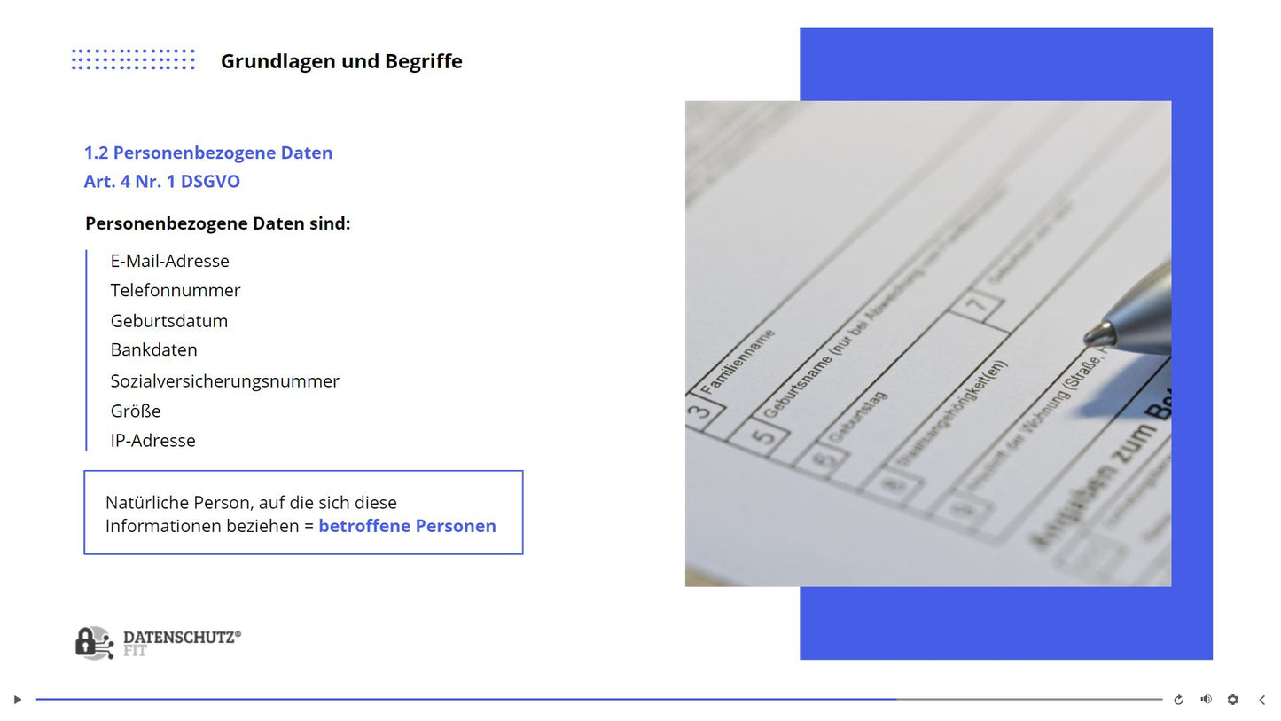 Online Unterweisung DatenschutzFit® - Datenpannen vorbeugen