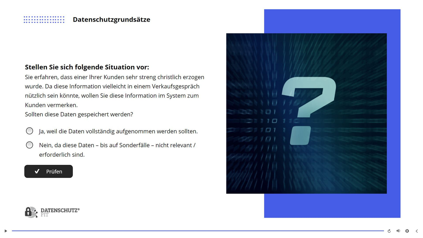 Online Unterweisung DatenschutzFit® - Datenpannen vorbeugen