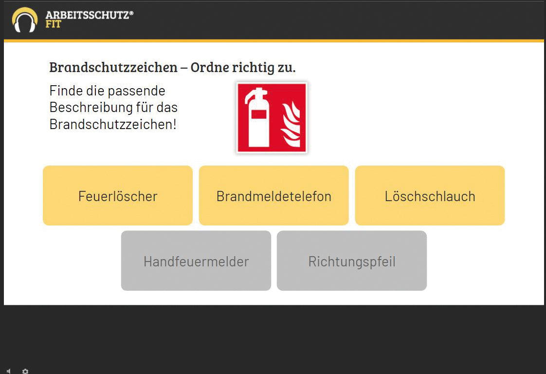 Online Unterweisung ArbeitsschutzFit® - Unfällen vorbeugen